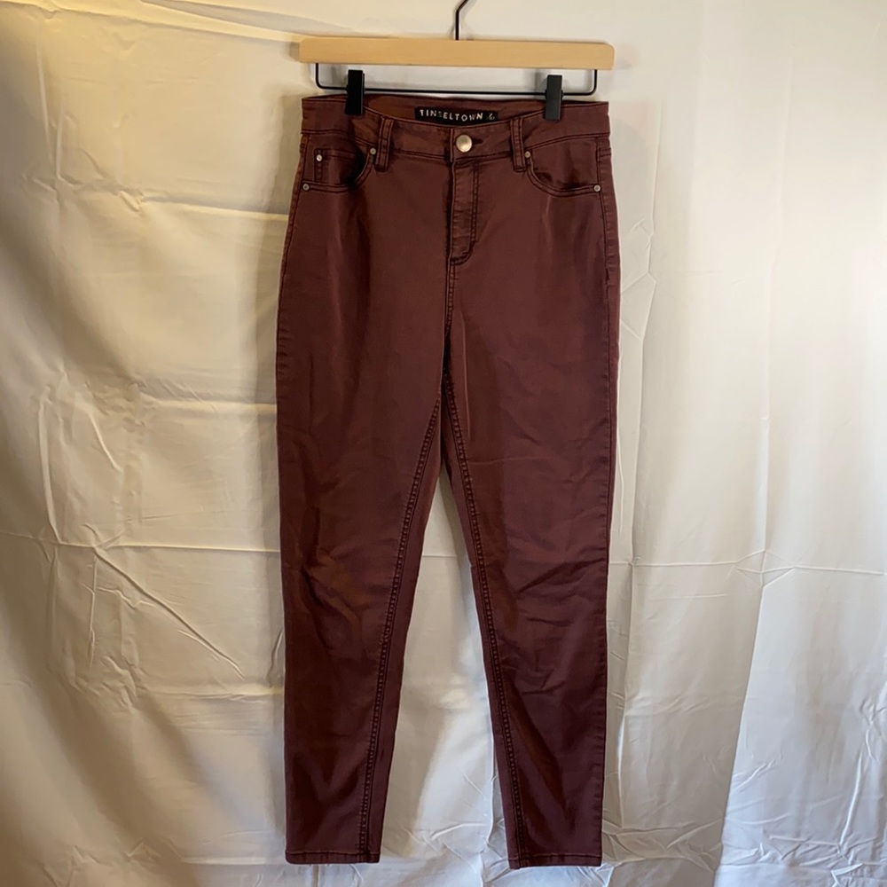 Dark mauve skinny jeans by Tinseltown Size 7